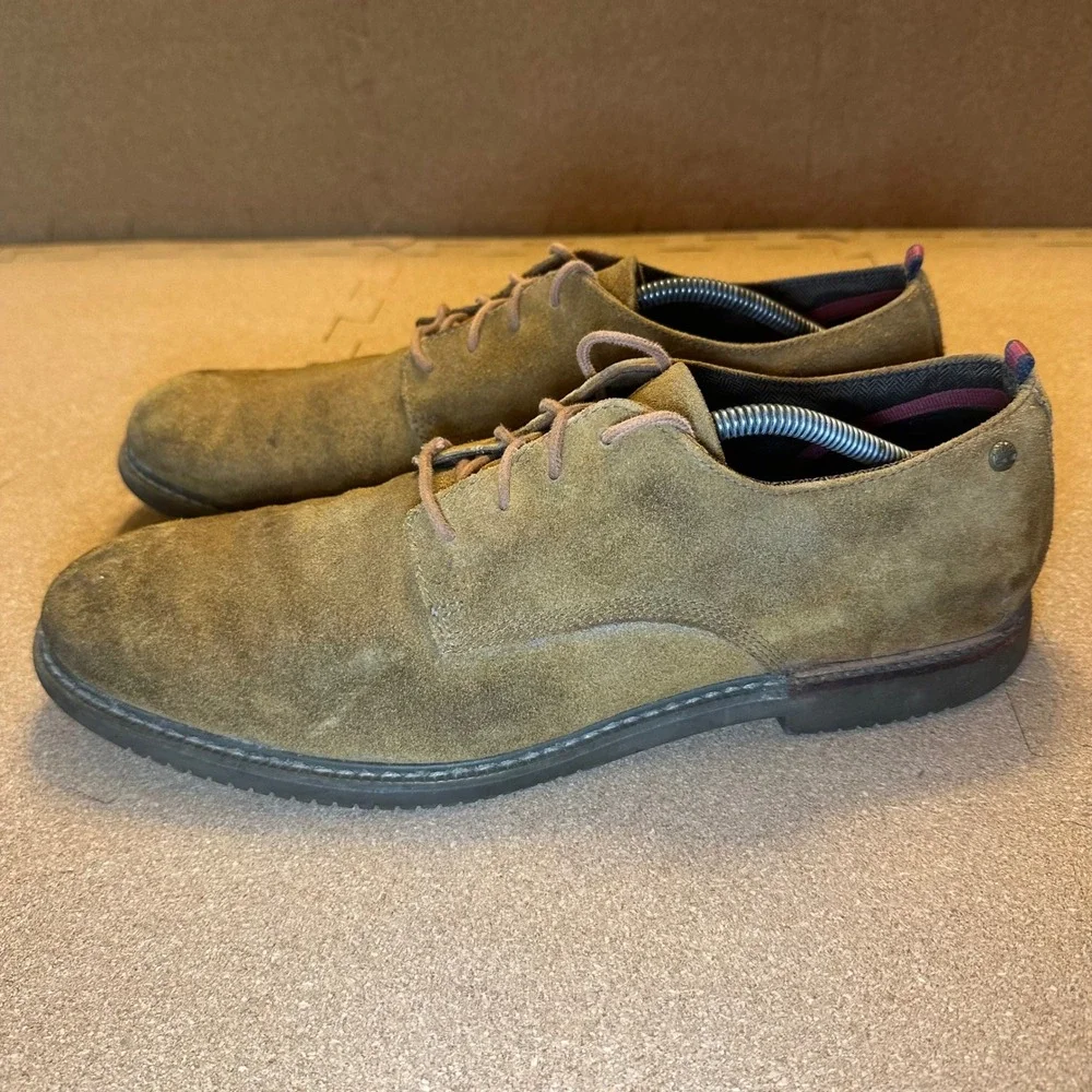 Timberland‎ Earthkeepers Anti-Fatigue Suede Oxfords Mens 12 Olive Green 9249B